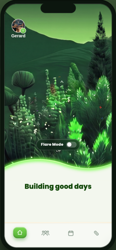 Chronic illness with confidence — your home screen
